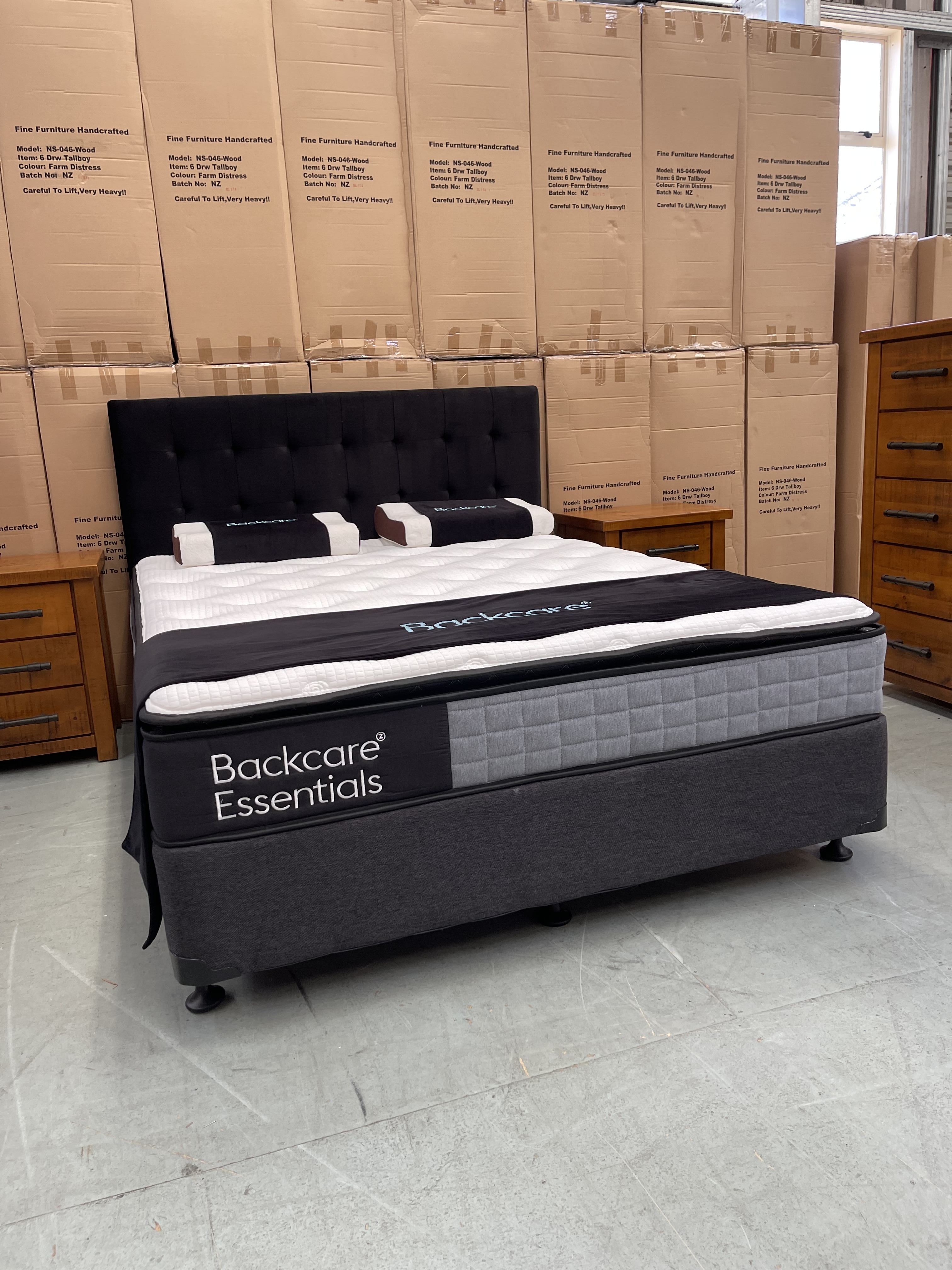 Backcare Essential Mattress and Base / Queen