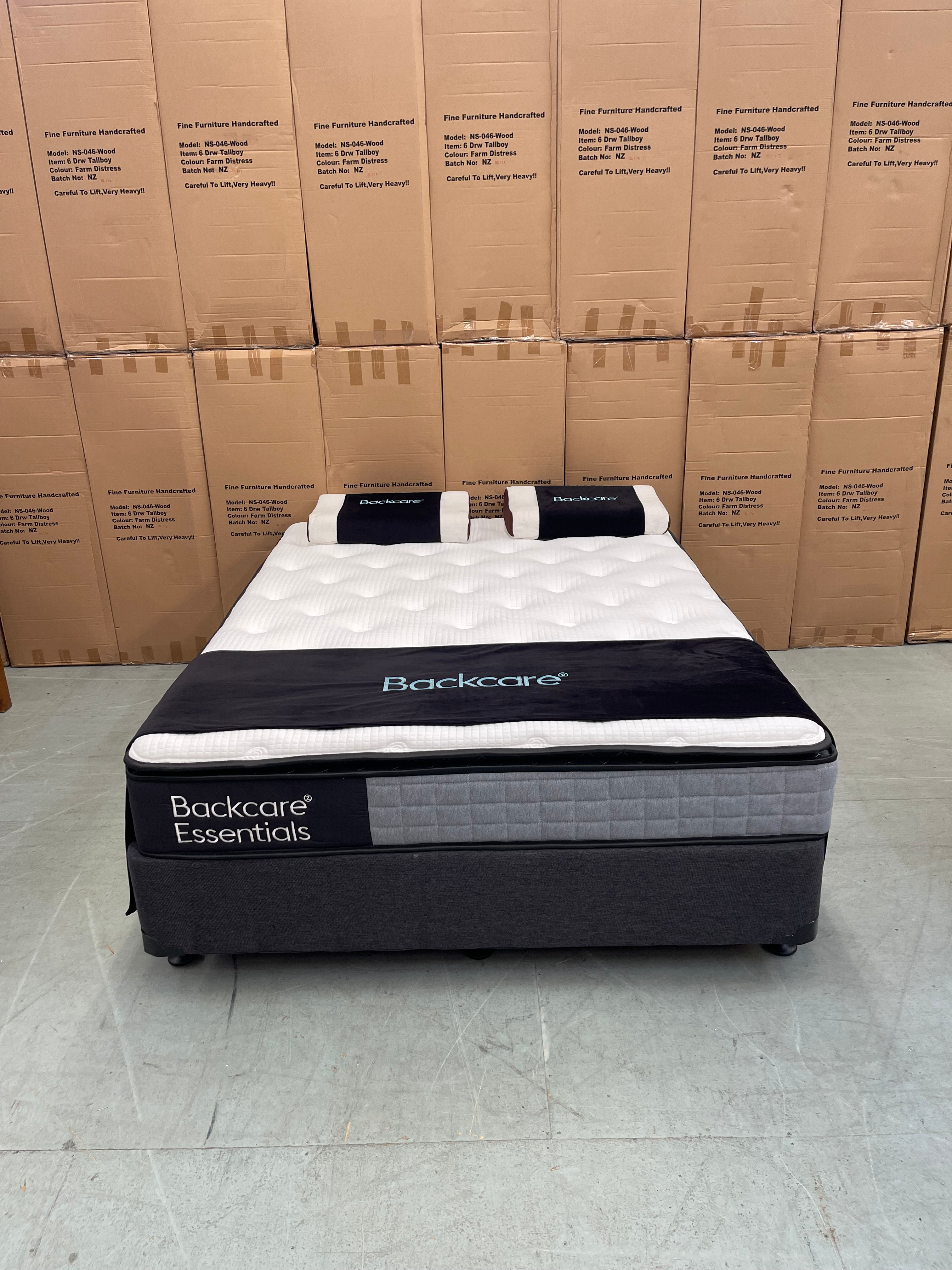Backcare Essential Mattress and Base / Queen