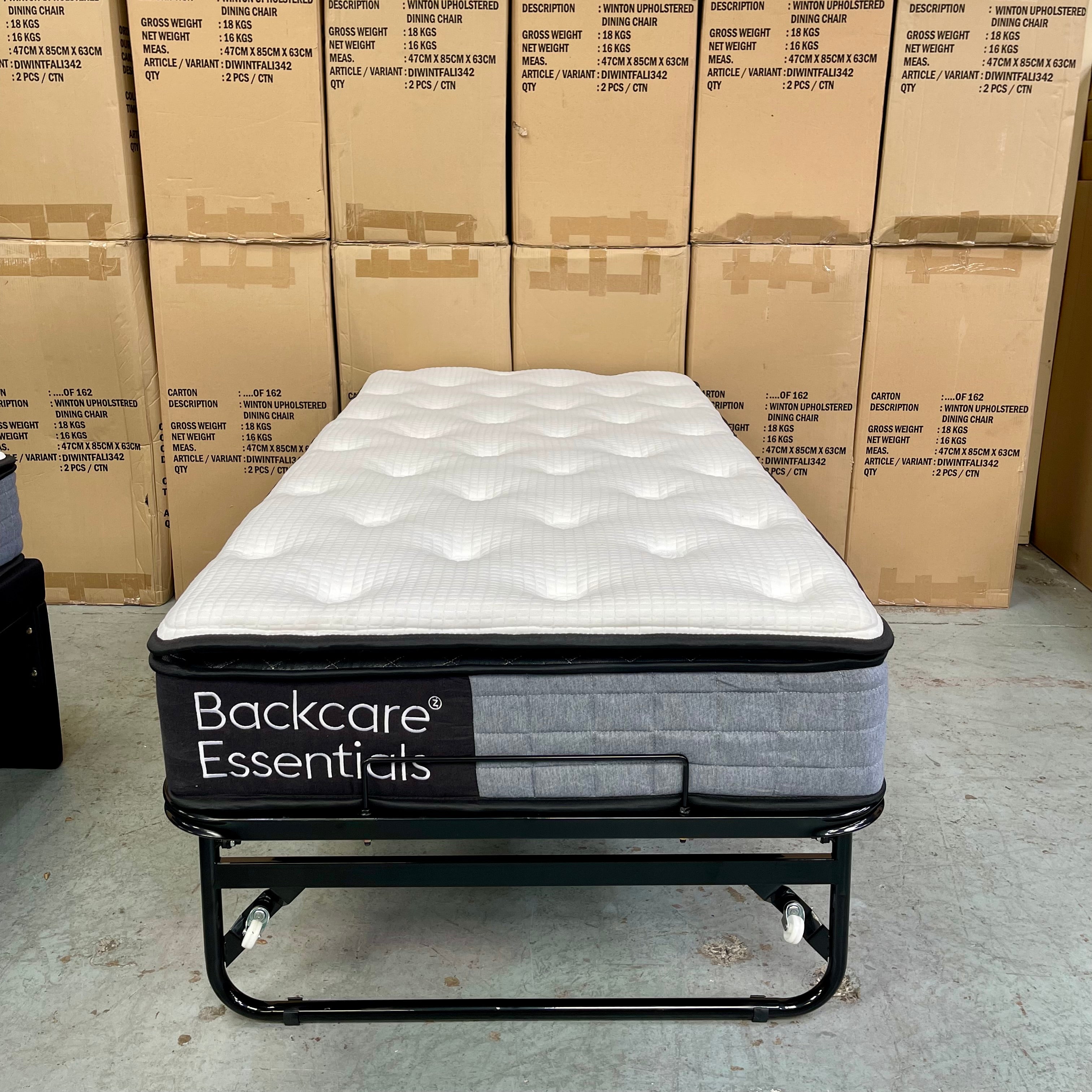 Backcare Trundler Bed set with Pocket Spring Mattresses