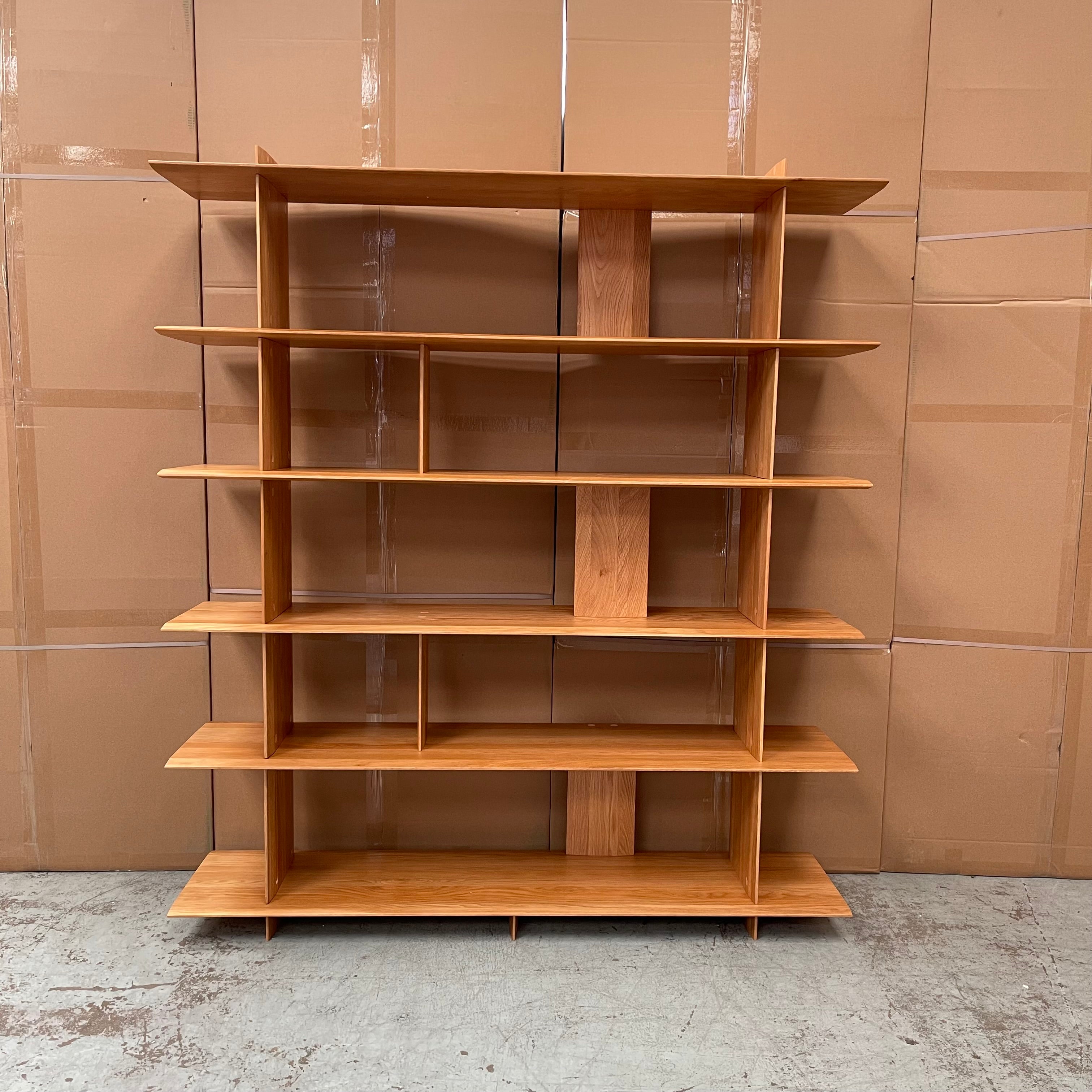 Norell Solid Oak Bookcase - Large
